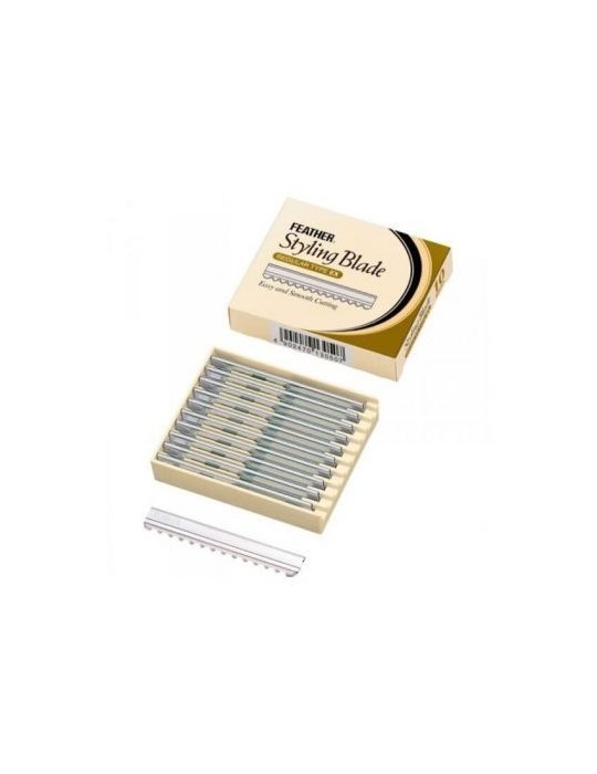 Cuchillas Navaja Feather Styling Blade 10 ud.