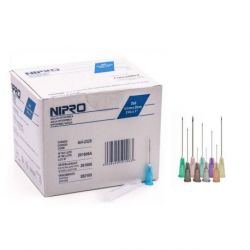 Agujas hipodérmicas Nipro 21G x 1 1/2 (0,8 x 40 mm) - Verde claro