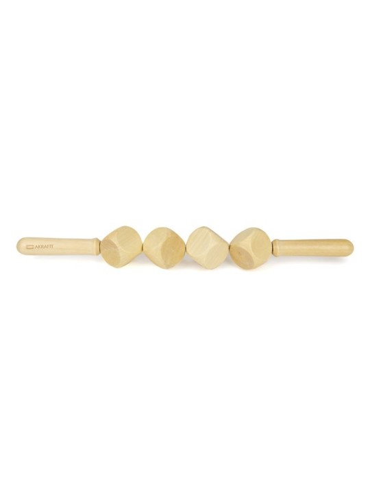 Rodillo 4 cubos redondeados Maderoterapia Akrafit