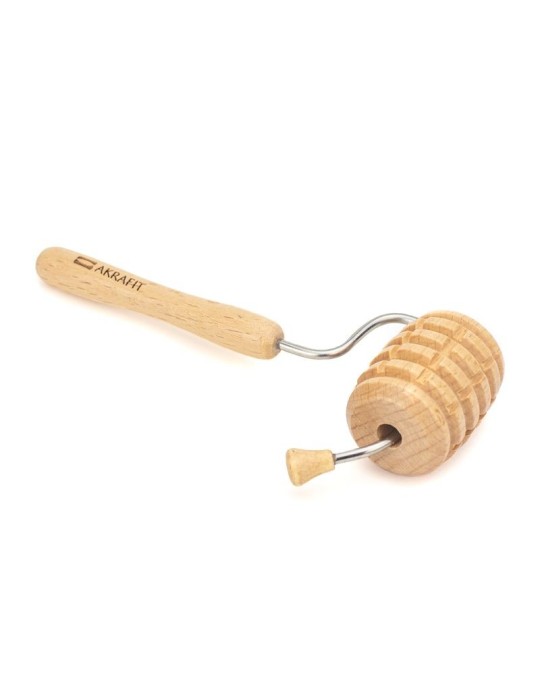 Rodillo Relieve Facial Maderoterapia Akrafit