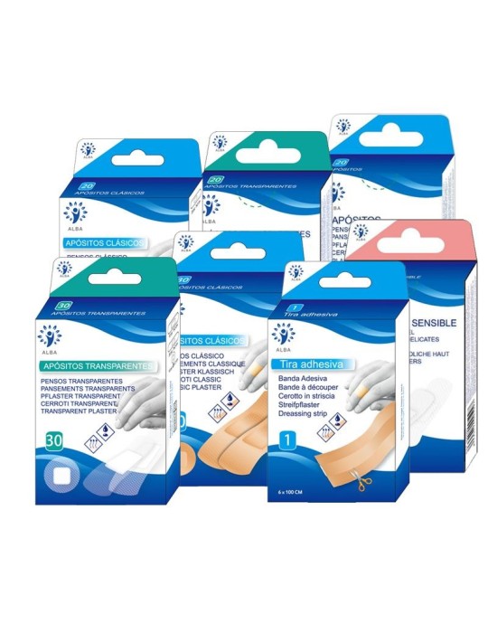 Apósitos Adhesivos Pieles sensibles 15 uds (1 tamaño)