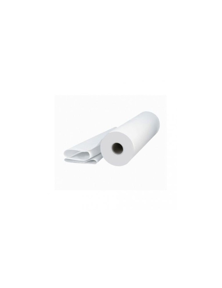 Rollo papel camilla de 2 capas laminado con precorte 60 mts, Blanco