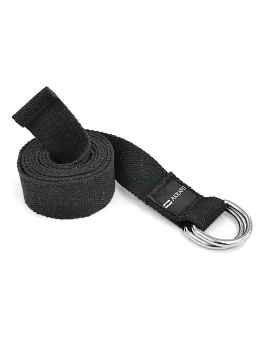 Correa de Yoga Akrafit Color Negro