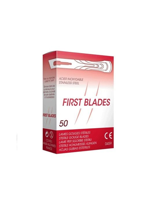 Gubias estériles Frist Blades, 50 unidades.