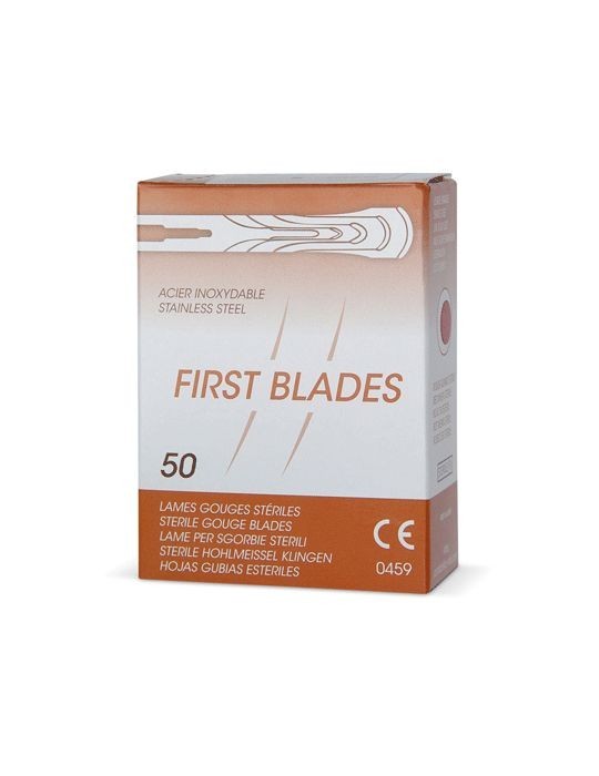 Gubias estériles Frist Blades, 50 unidades.