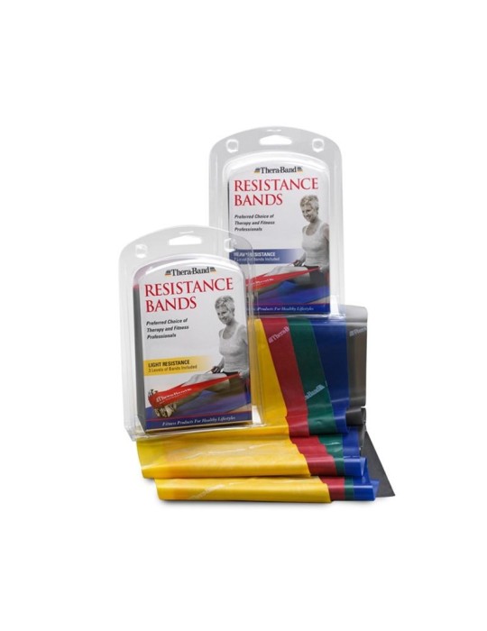Packs Thera-band Cintas Suaves (Amarillo-Rojo-Verde)