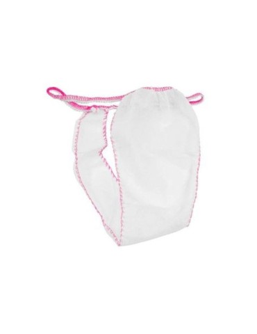 Braguitas desechables señora en blanco, 100 und.