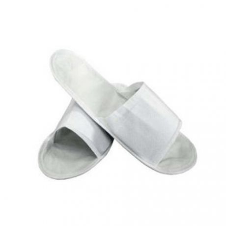 Zapatilla desechable abierta de tnt en blanco, 1 par