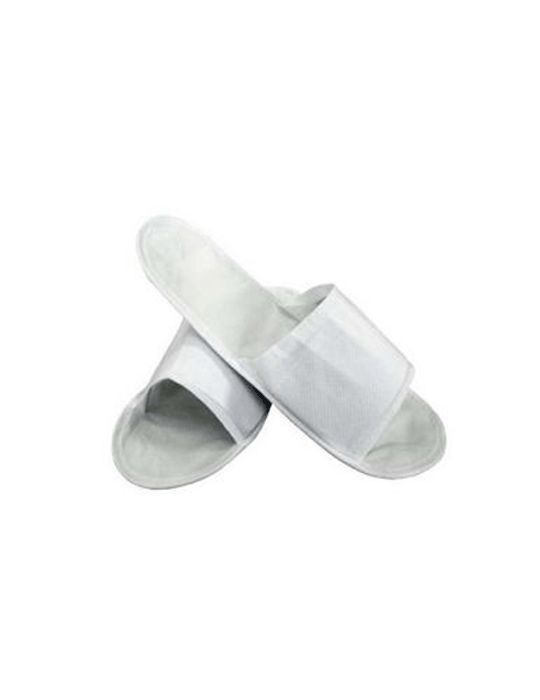 Zapatilla desechable abierta de tnt en blanco, 1 par
