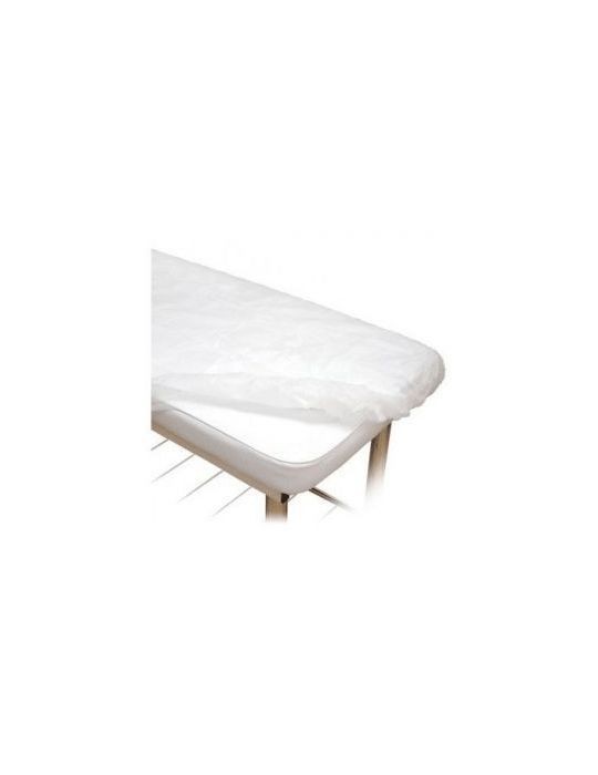 Cubrecamillas con goma ajustable  XL 110 x 230 cm. de tnt, 10 und.