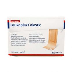Tira Adhesiva Leukoplast Elastic 19 x 75 mm Caja 100 uds