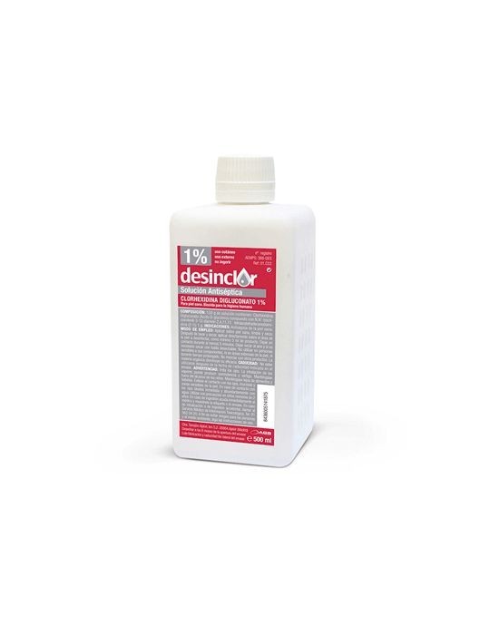Desinclor Clorhexidina Digluconato 1% , 500 ml.