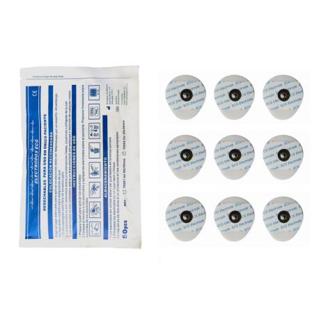Electrodos para tens 45 x 98 mm.