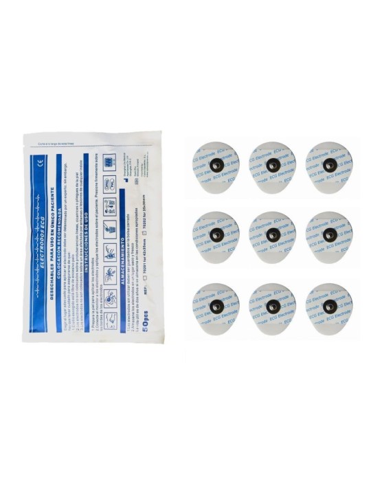 Electrodos para tens 45 x 98 mm.