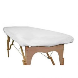 Sabana Ajustable Rizo 82 x 220 cm. Color blanco
