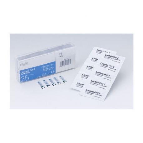 Tiras Lactate PRO 2 Caja de 25 tiras