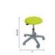Taburete ecopostural circular - S2611