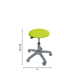Taburete ecopostural circular - S2611