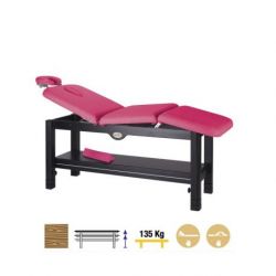 Camilla Fija Madera 3 Cuerpos Wengué C3249W 70 x 198 cm. Respaldo T33