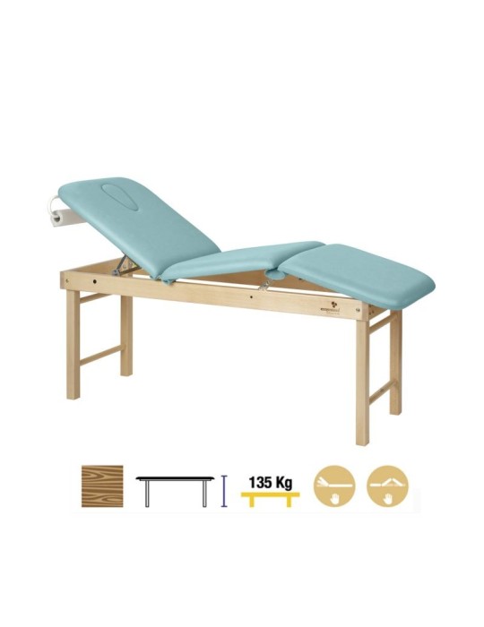 Camilla Fija Madera 3 Cuerpos C3123 62 x198 cm. Respaldo T15