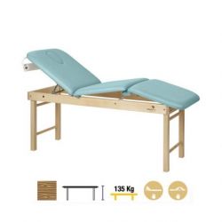 Camilla Fija Madera 3 Cuerpos C3123 70 x198 cm. Respaldo T15