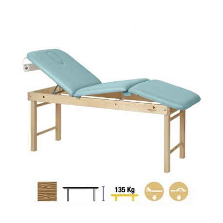 Camilla Fija Madera 3 Cuerpos C3123 70 x198 cm. Respaldo T15