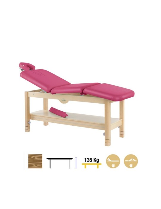 Camilla Fija Madera 3 Cuerpos C3269 70 x 198 cm. Respaldo T33