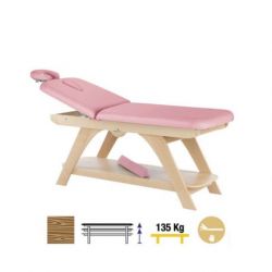 Camilla Fija Madera 2 cuerpos C3270 70 x 188 cm. Respaldo T33