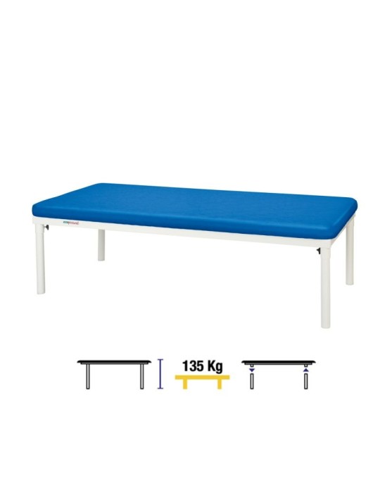 Camilla fija metálica Bobath C4517 120 x 200 cm Respalado T95