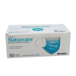 Mascarilla Quirúrgica Naturcare Azul Caja 50 uds