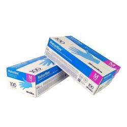 Guantes Nitrilo Sin Polvo Naturflex (100 uds) Talla M