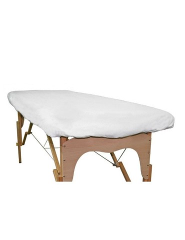 Sabana Ajustable Rizo 82 x 220 cm. Color blanco 2