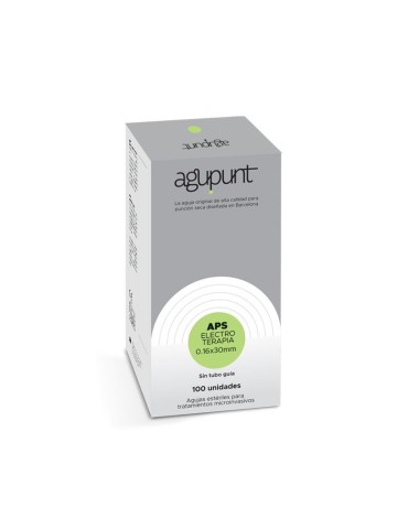 Agujas APS Electroterapia sin guía (100 uds) Agu-Punt 0,16 x 40 - Verde 2