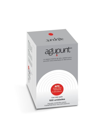 Agujas APS Electroterapia con guía (100 uds) Agu-Punt 0,30 x 30 - Naranja 2