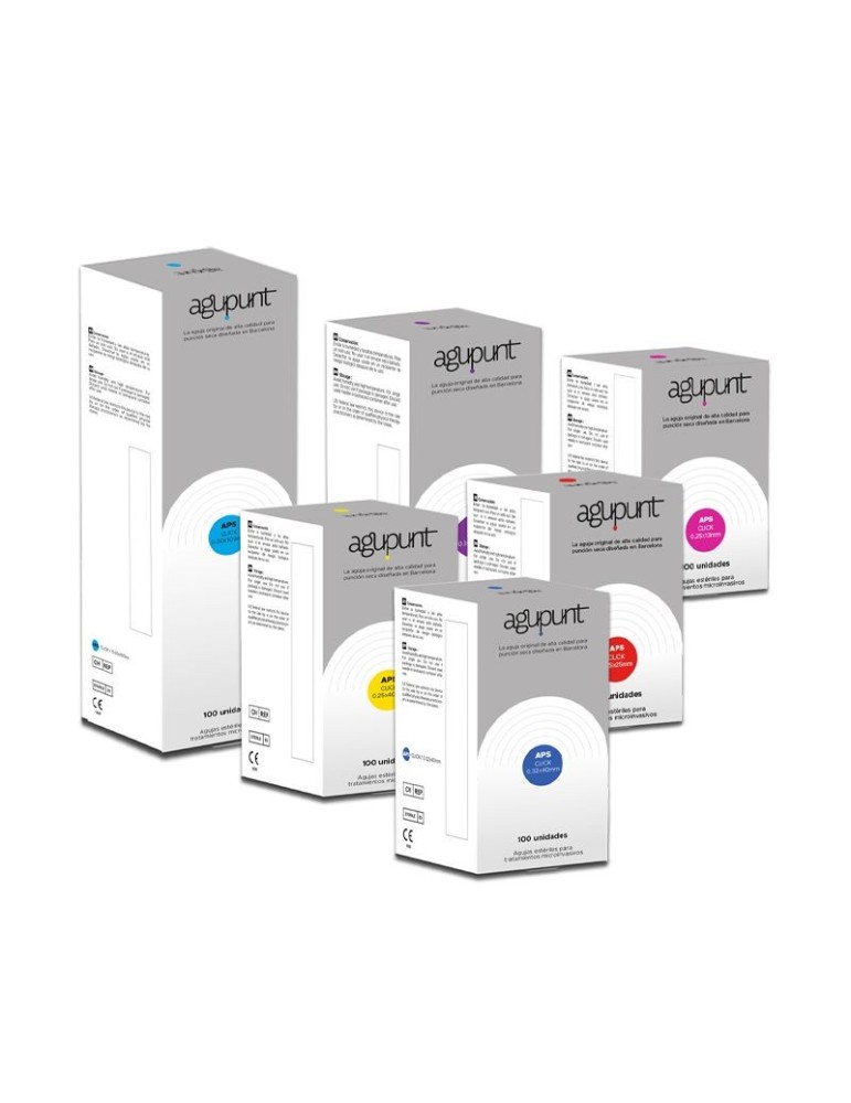 Agujas Punción Seca Click Agu-punt 0,30 x 50mm Click