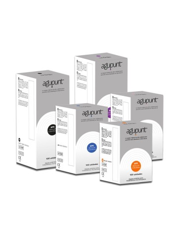 Aguja Punción Seca Agu-Punt (100 uds) 0,35 x 125 - Verde claro 2