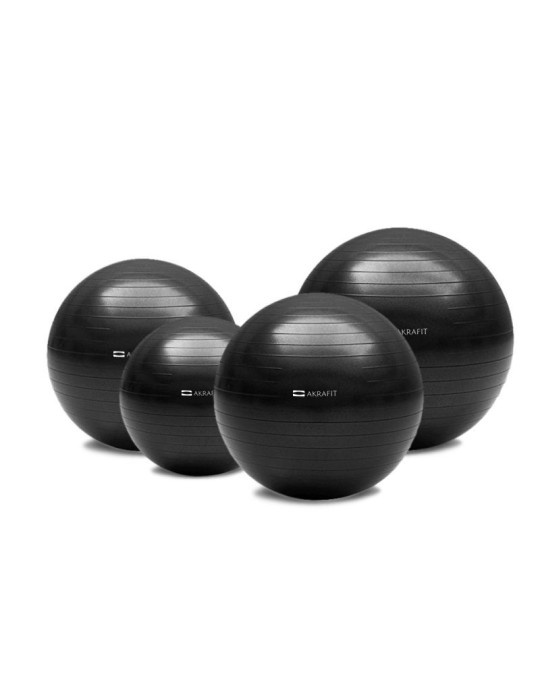 Fitball Black Akrafit 65 cm