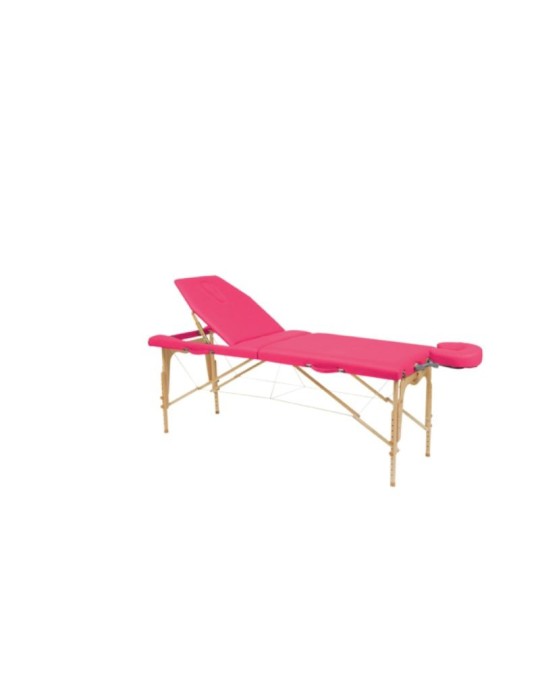 Camilla Plegable Madera C3216 70 x 182 cm. Respaldo T22