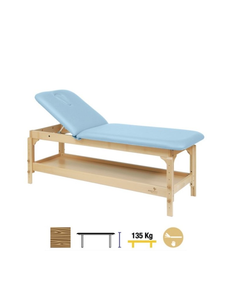 Camilla Fija Madera 2 Cuerpos C3220 62 x 188 cm. Respaldo T13