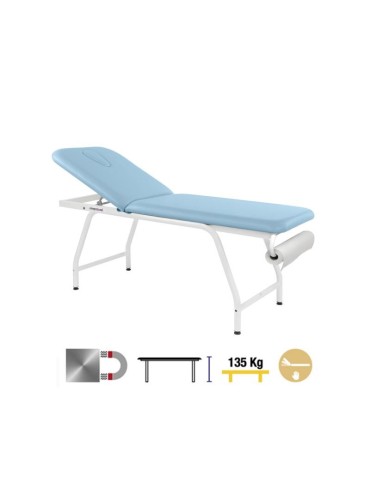 Camilla fija metálica 2 cuerpos C4592 62 x 188 cm. Respaldo T13 2