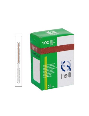 Aguja Cobre siliconada (100 uds) Ener-Qi 0,26x13 mm 2