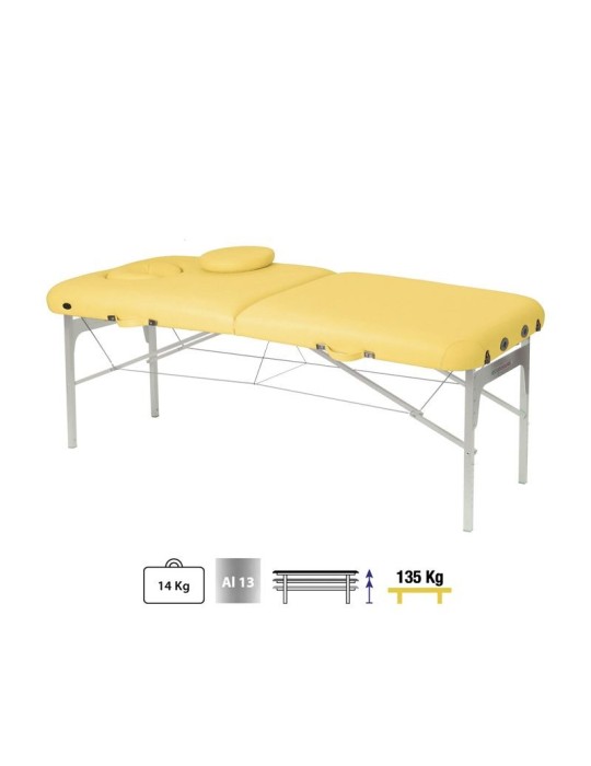 Camilla Plegable Aluminio C3911 70 x 186 cm. Respaldo T94