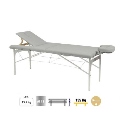 Camilla Plegable Aluminio C3410 70 x 182 cm. Respaldo T23