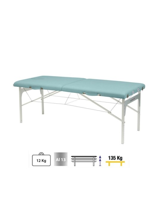 Camilla Plegable Aluminio C3411 70 x 192 cm. Respaldo T95