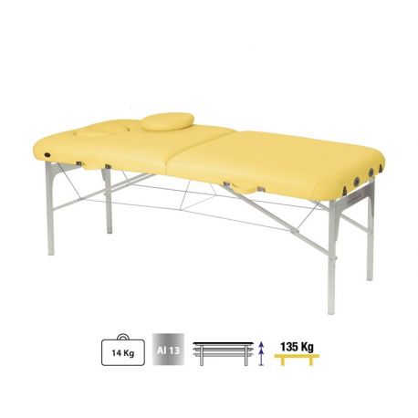 Camilla Plegable Aluminio C3911 70 x 186 cm. Respaldo T95