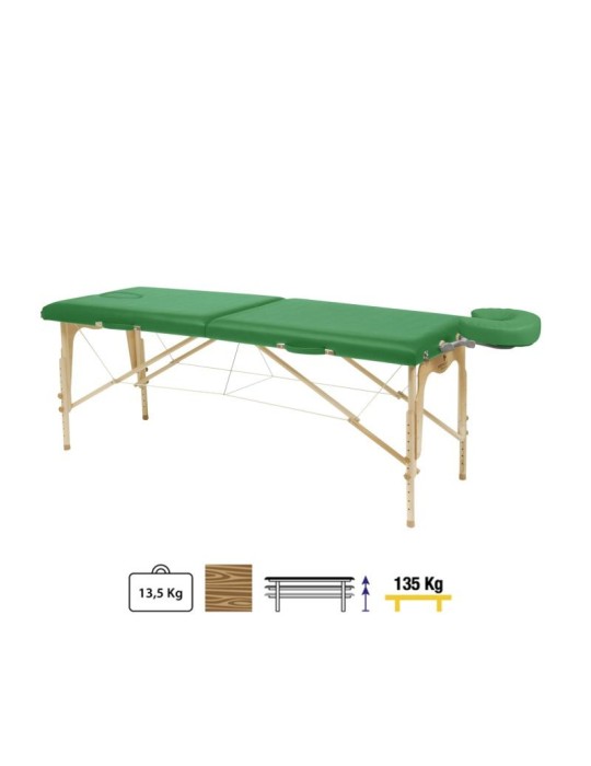 Camilla Plegable Madera C3208 70 x 192 cm. Respaldo T93