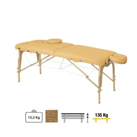 Camilla plegable madera C3608 70 x 186 cm. respaldo T94