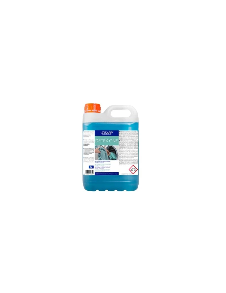Detex One 5L. (Detergente líquido lavadora.Humectante)