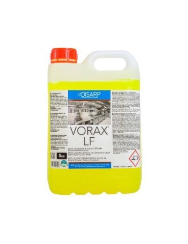 Vorax LF Desengrasante Espuma Controlada Máquinas 5 L.