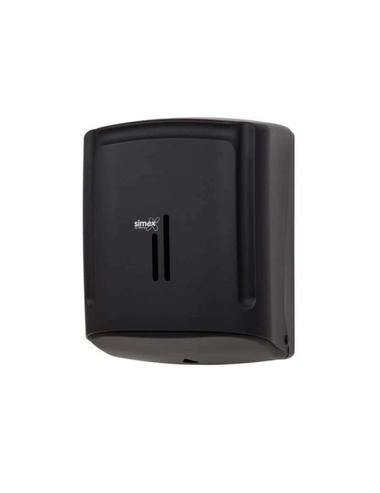Dispensador Toalla Zig-Zag Negro Mate